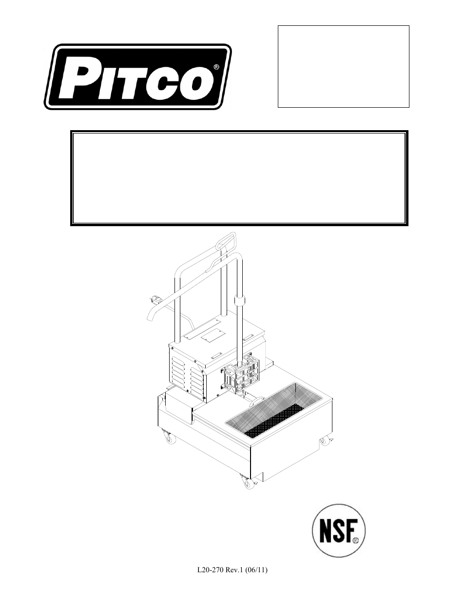 Pitco Frialator P90 User Manual | 8 pages