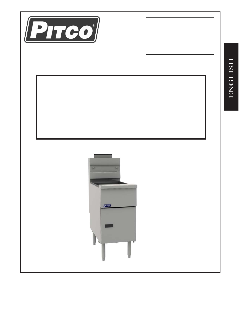 Pitco Frialator VF35 User Manual | 12 pages