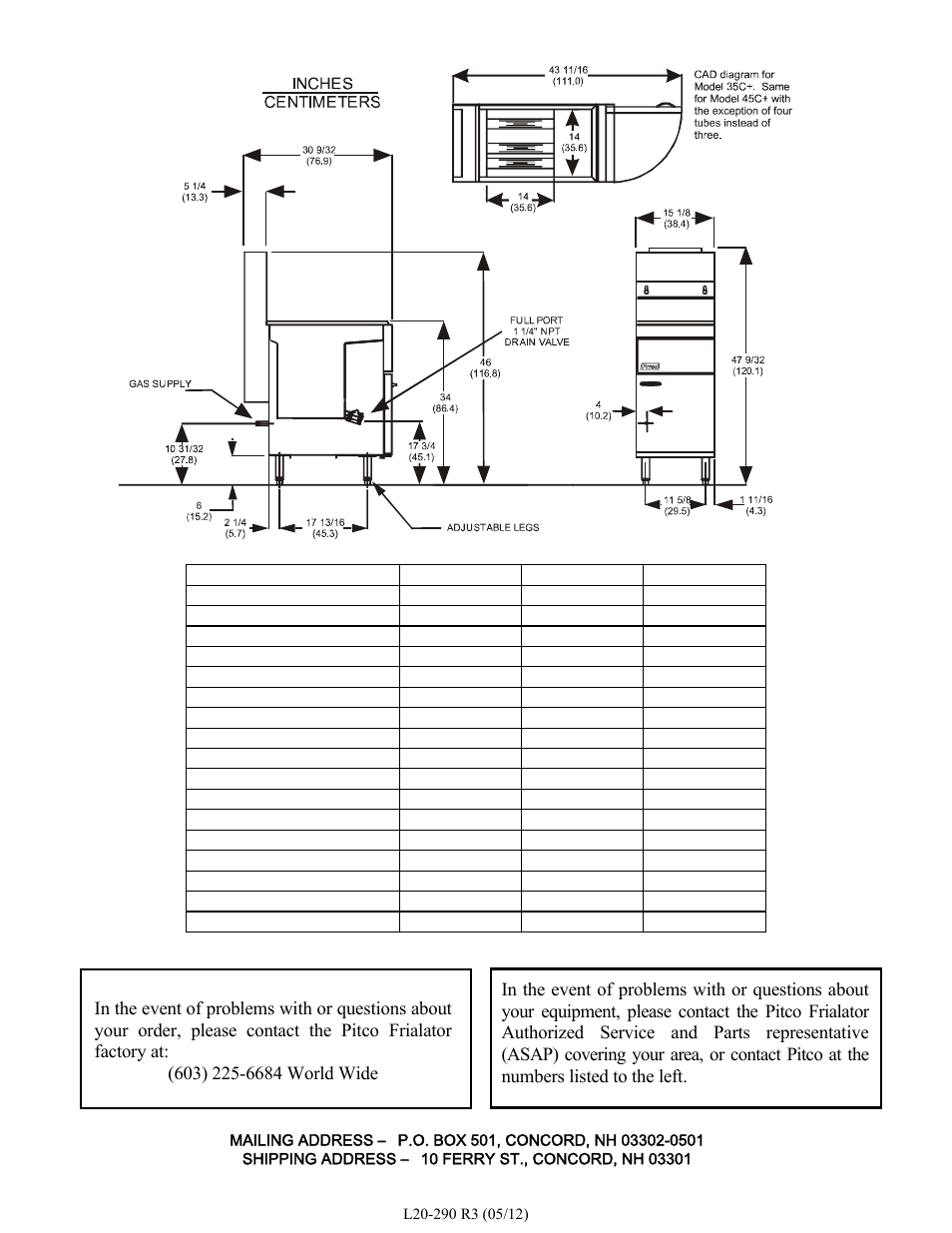 Pitco Frialator 35 Series User Manual | Page 16 / 16