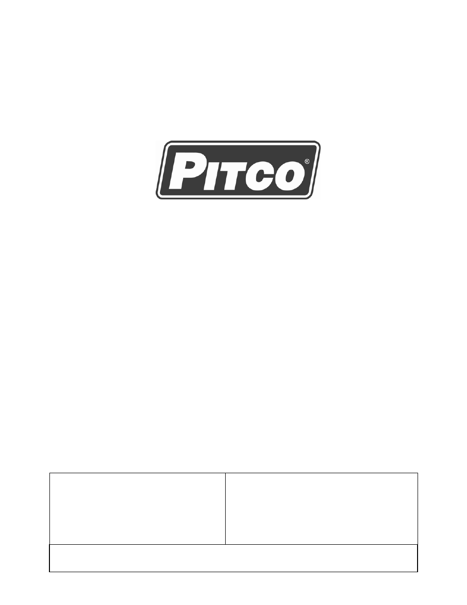 Pitco Frialator CRTE Counter Top Rethermalizer User Manual | Page 20 / 20