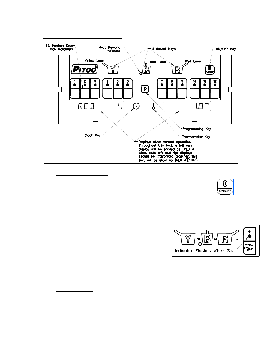 Pitco Frialator Multilane Three Basket Fryer Control User Manual | Page 3 / 8