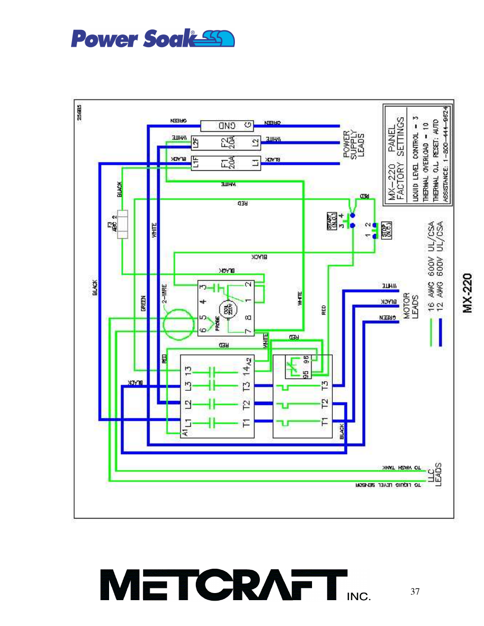 Power Soak MX-220-HTS Owner's/Service Manual User Manual | Page 38 / 57