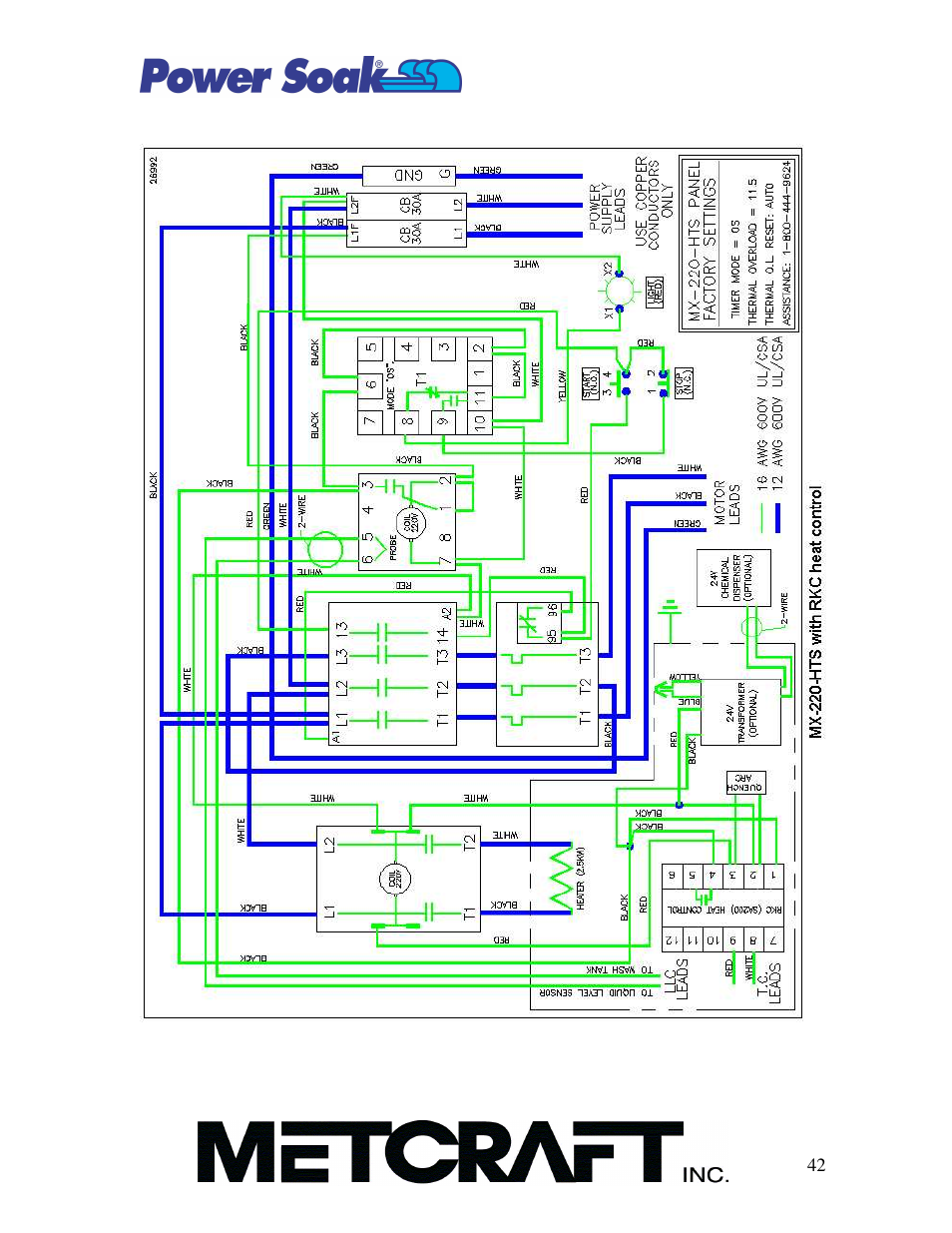 Power Soak MX-220-HTS Owner's/Service Manual User Manual | Page 43 / 57