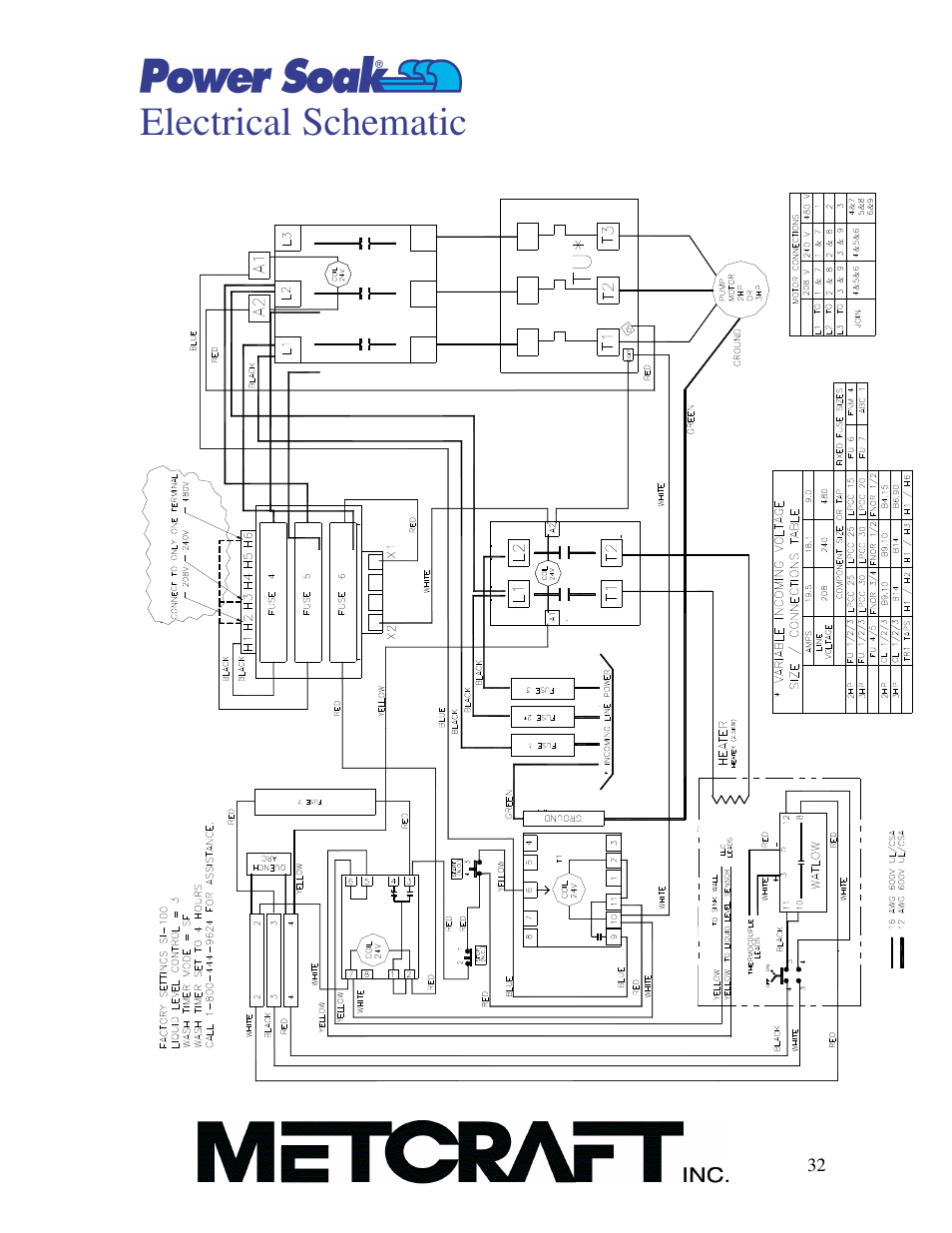 Electrical schematic | Power Soak SI-100 Owner's Manual User Manual | Page 33 / 44