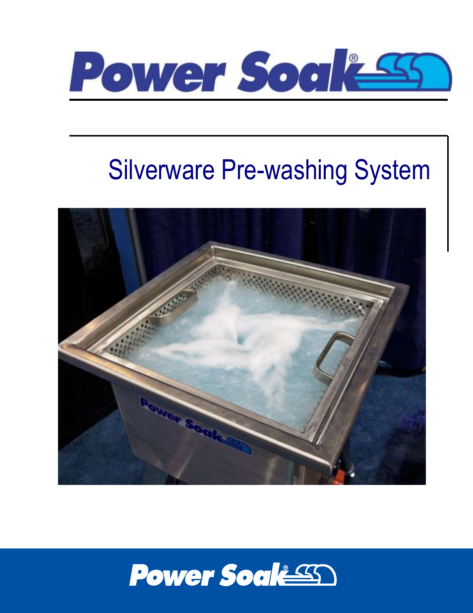 Operating instructions, Silverware pre-washing system | Power Soak 33638 Silverware Pre-washing System Owner's Manual User Manual | Page 17 / 32