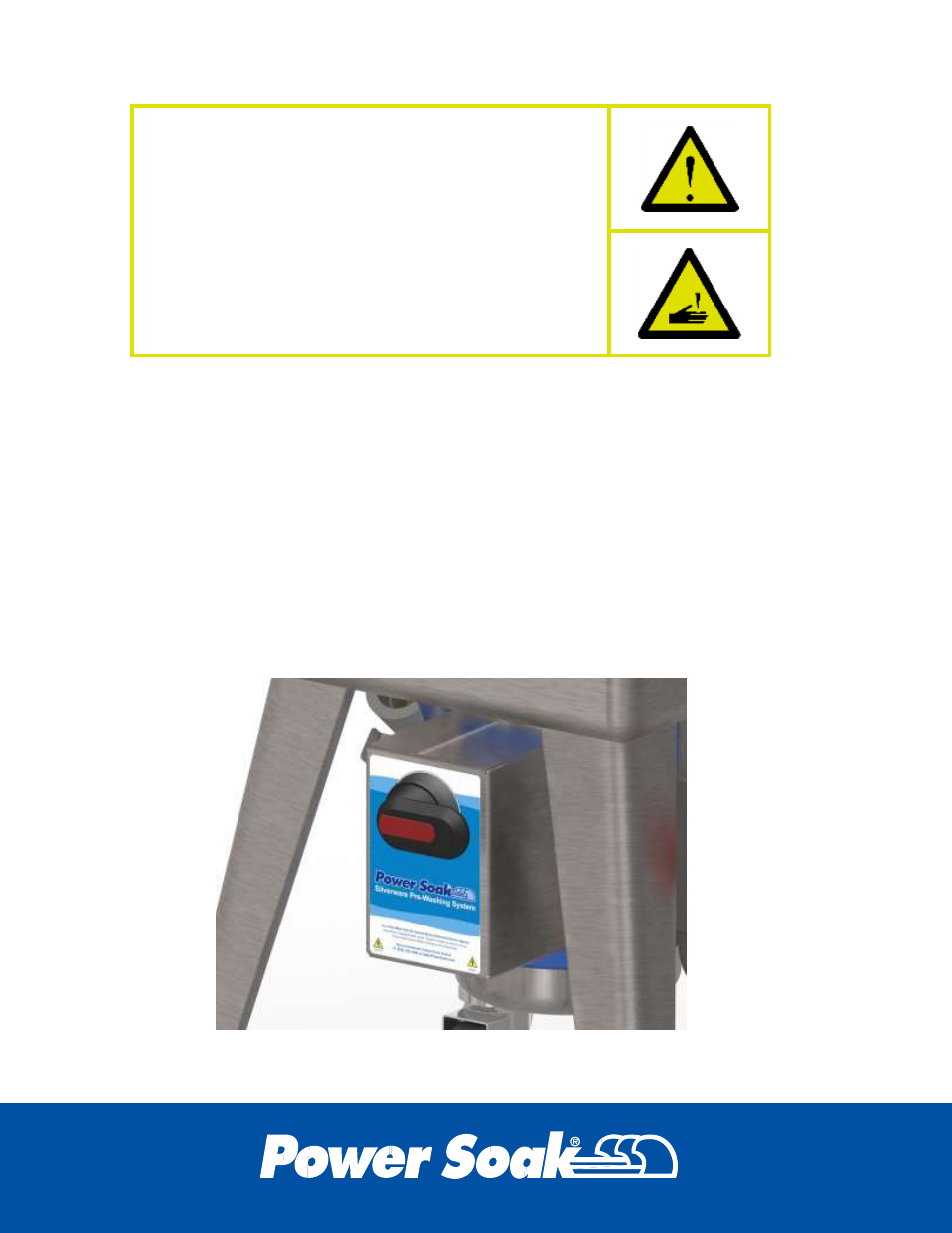 Starting and stopping the wash action | Power Soak 33638 Silverware Pre-washing System Owner's Manual User Manual | Page 21 / 32