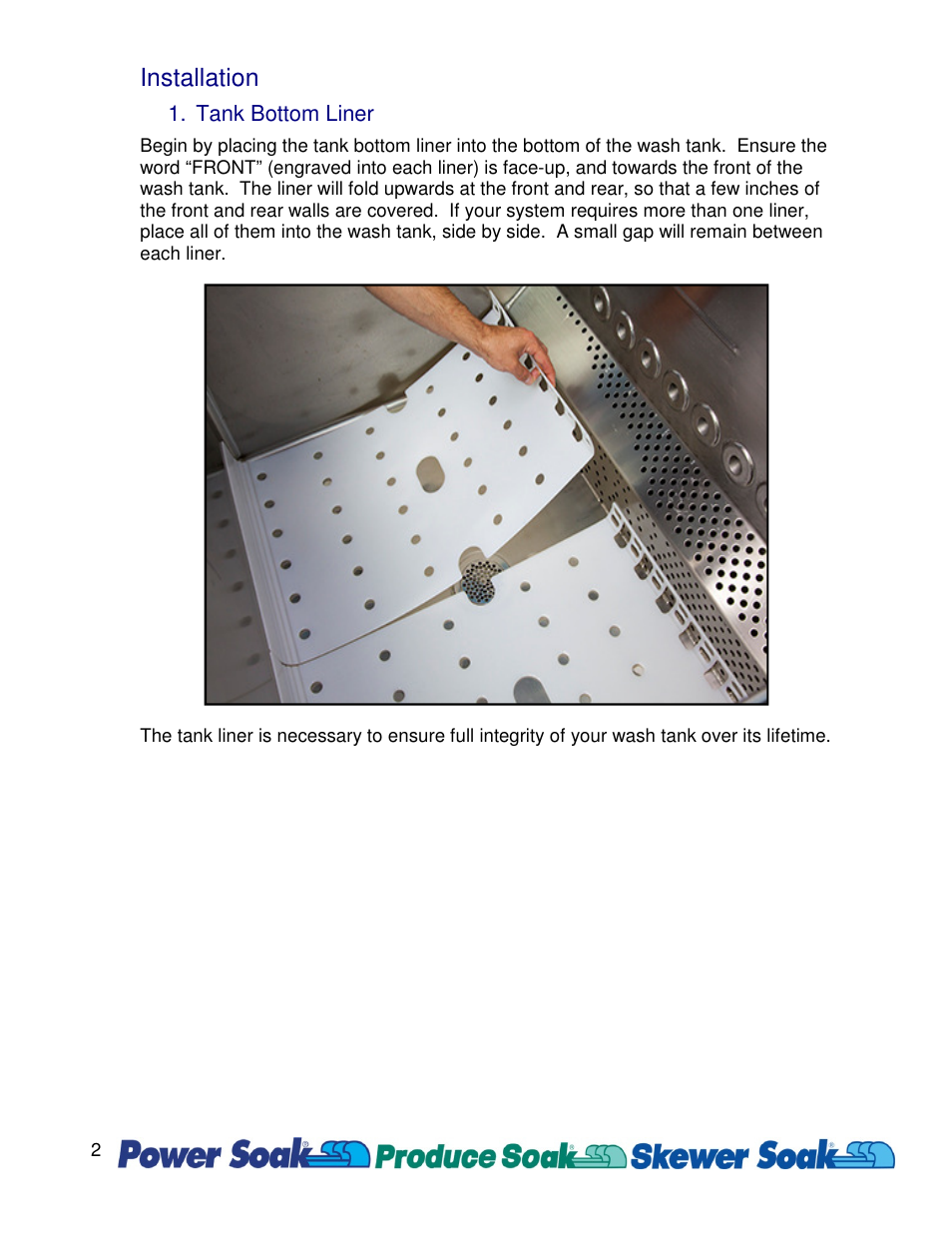 Installation | Power Soak 33754 AWI Owner's Manual User Manual | Page 4 / 24