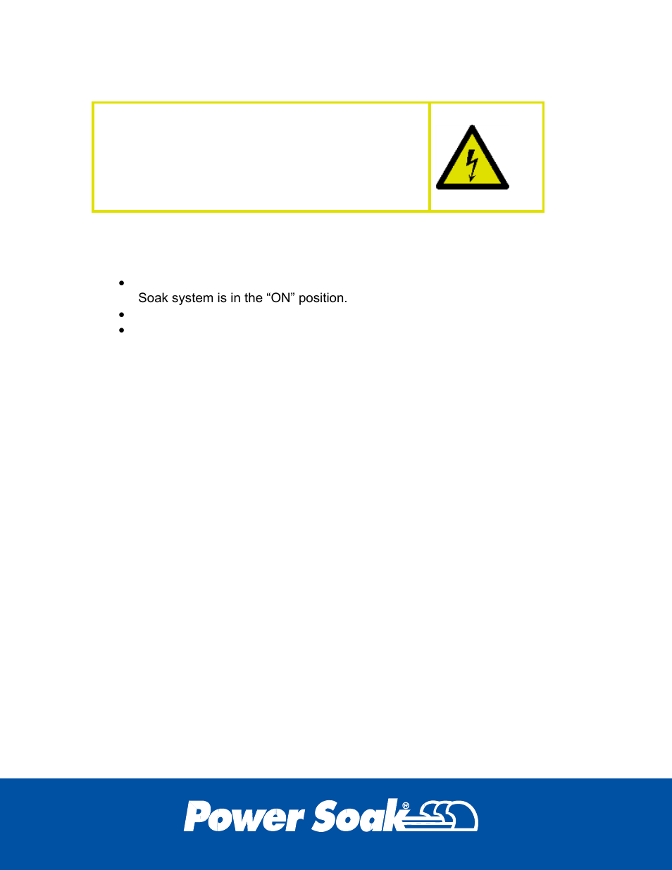 Facility owner/manager section, Wash pump will not operate | Power Soak 31990 PS-100 Owner's Manual User Manual | Page 22 / 30