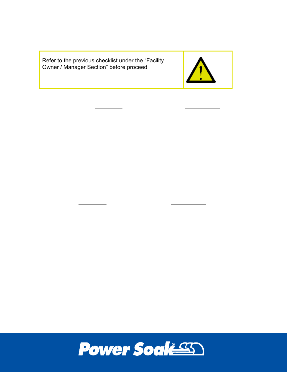 Wash pump will not operate, Overload trips | Power Soak 31990 PS-100 Owner's Manual User Manual | Page 24 / 30
