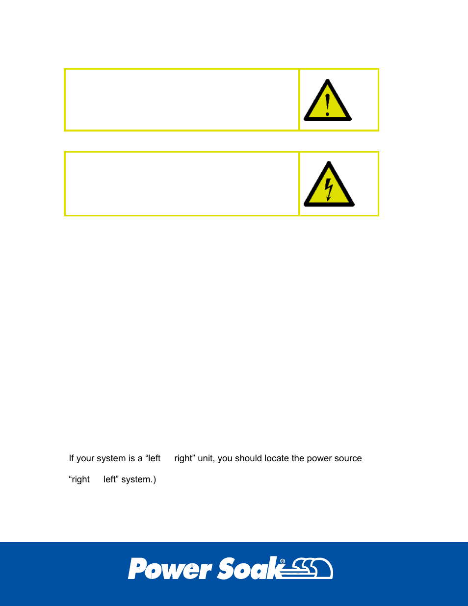 Electrical requirements | Power Soak 31990 PS-100 Owner's Manual User Manual | Page 28 / 30