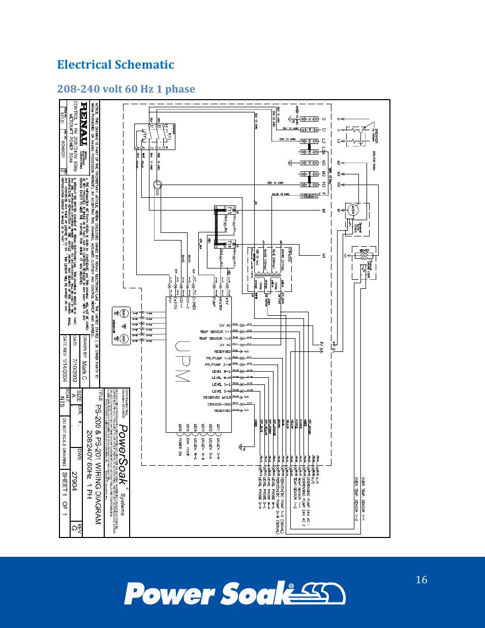 Power Soak 34773 ps-200/201 Service Manual User Manual | Page 19 / 28
