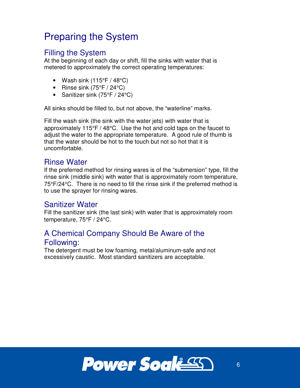 Preparing the system | Power Soak 37099 PS-201 Owner's Manual User Manual | Page 10 / 28