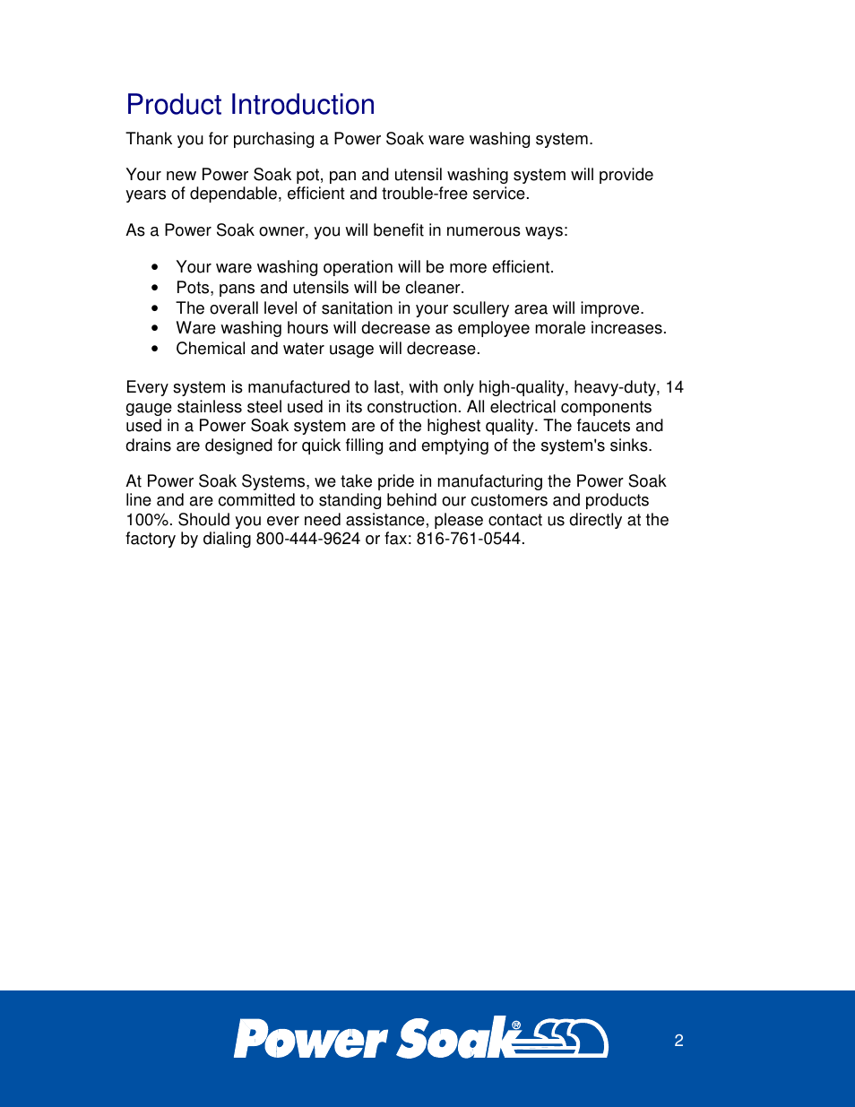 Product introduction | Power Soak 37099 PS-201 Owner's Manual User Manual | Page 6 / 28