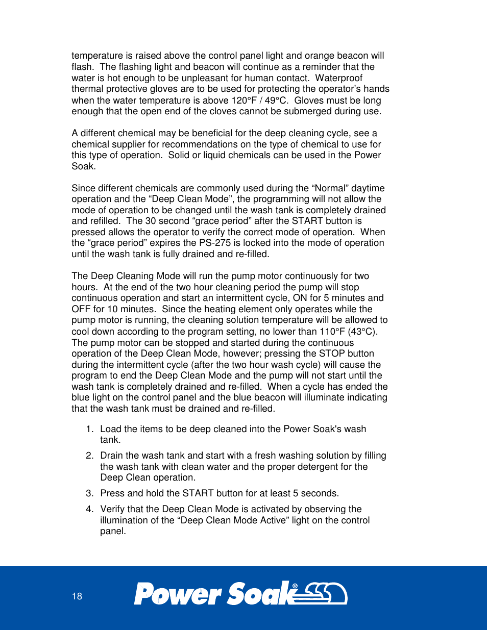 Power Soak 36212 PS-275 Owner's Manual User Manual | Page 22 / 36