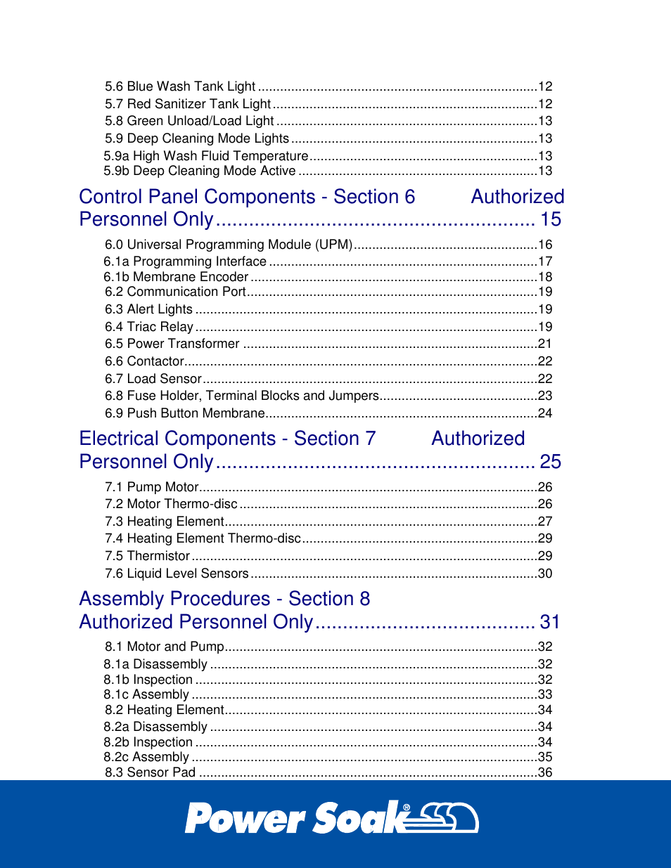 Power Soak 37179 PS-275 Service Manual User Manual | Page 4 / 60