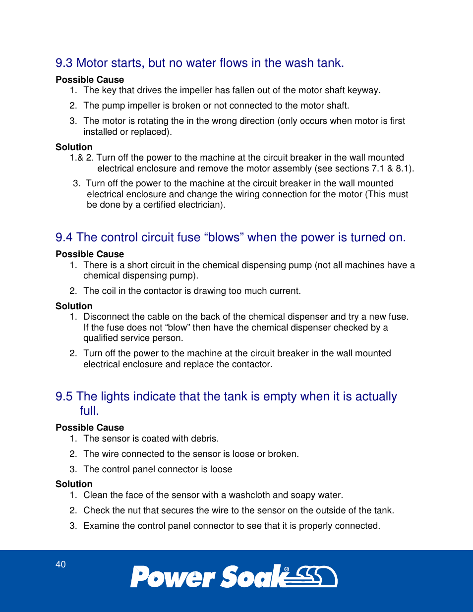Power Soak 37179 PS-275 Service Manual User Manual | Page 46 / 60