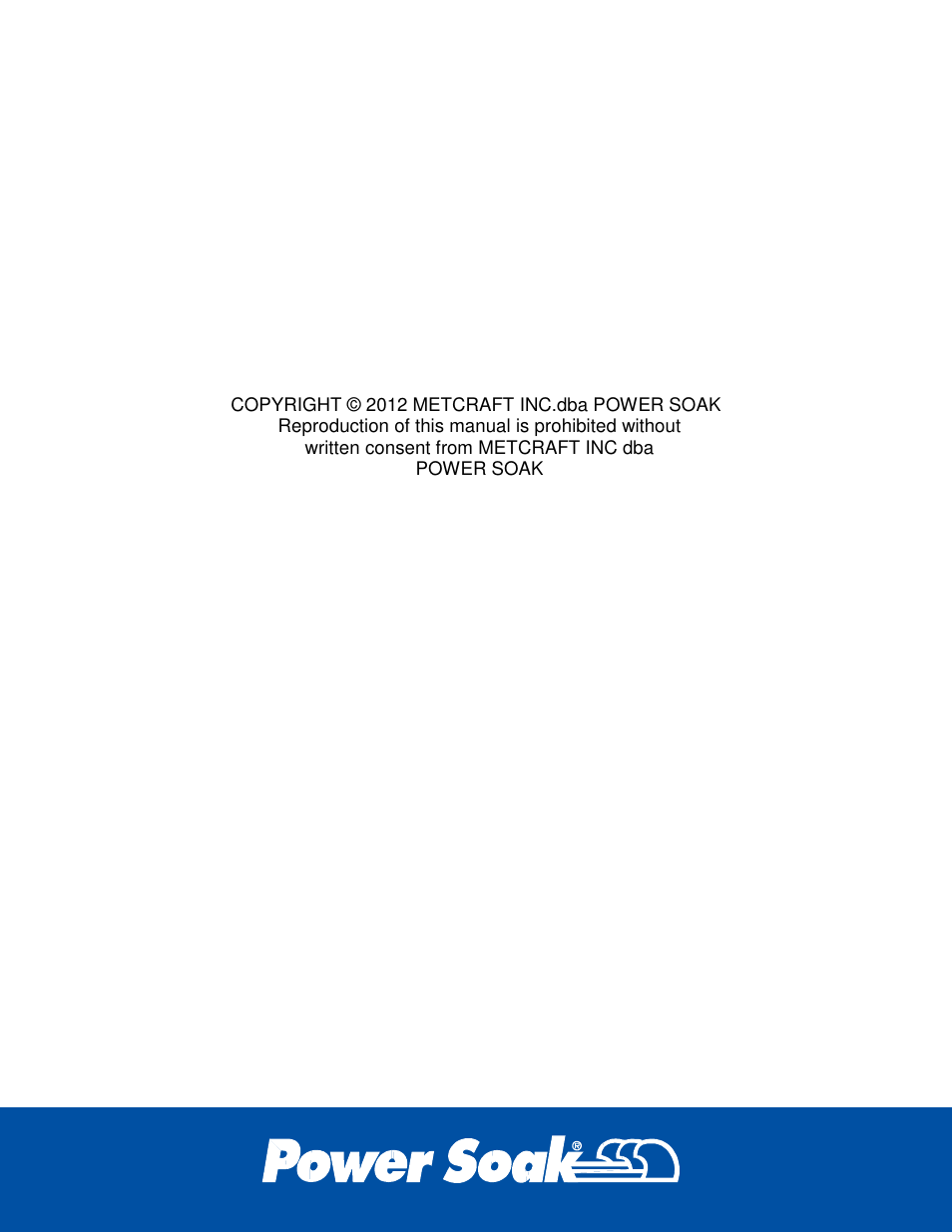 Power Soak 37179 PS-275 Service Manual User Manual | Page 6 / 60