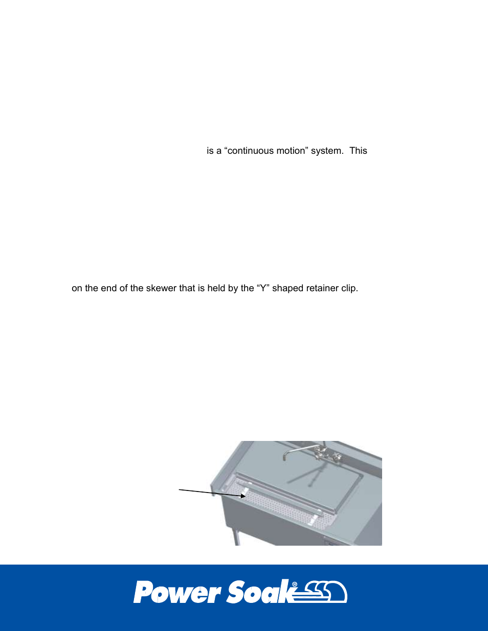 Washing skewers, Unloading the skewer rack, Rinsing skewers | Sanitizing skewers | Power Soak 33529 Skewer Wash Owner's Manual User Manual | Page 14 / 28