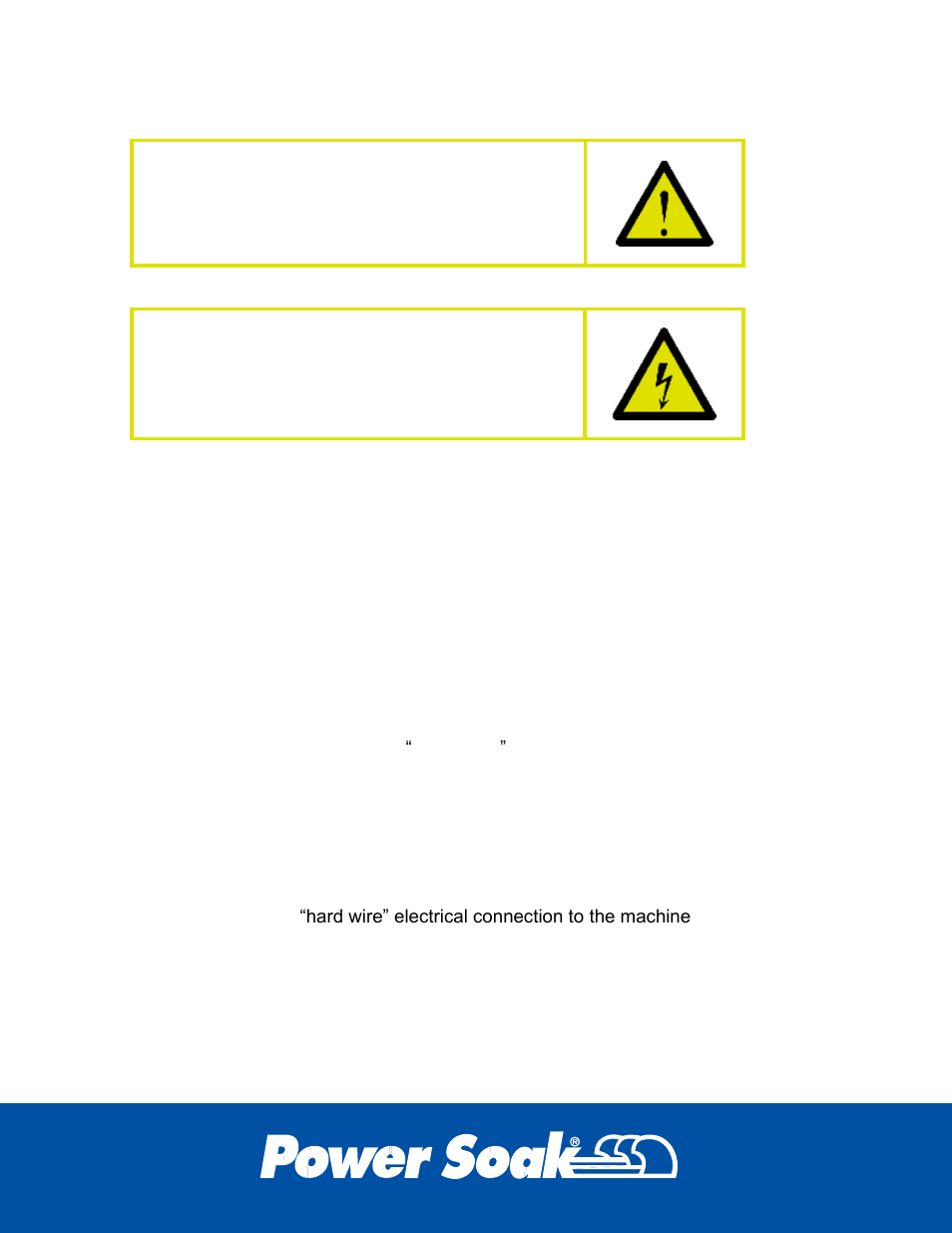 Electrical requirements | Power Soak 33529 Skewer Wash Owner's Manual User Manual | Page 26 / 28
