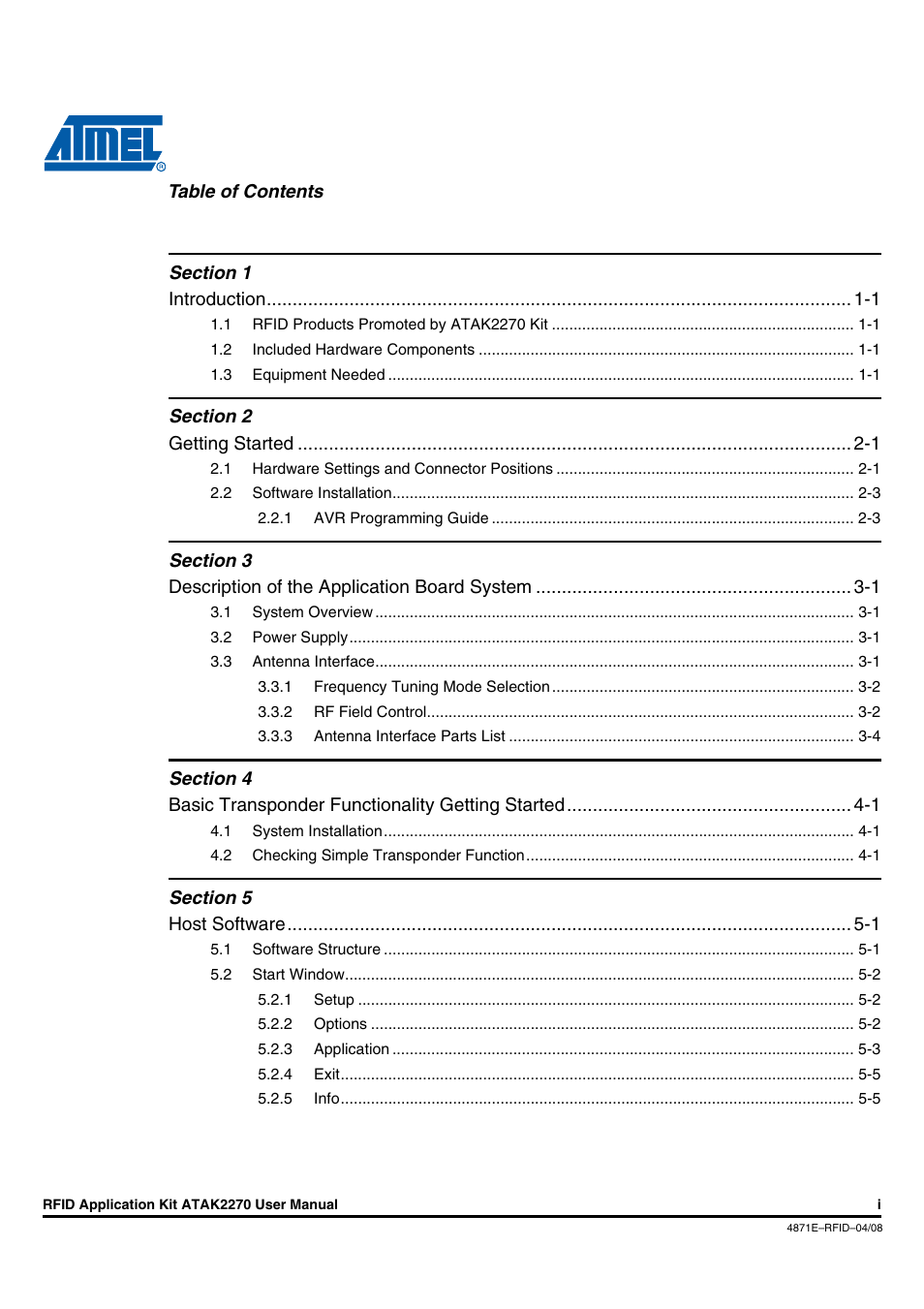 Atmel ATAK2270 User Manual | Page 2 / 39