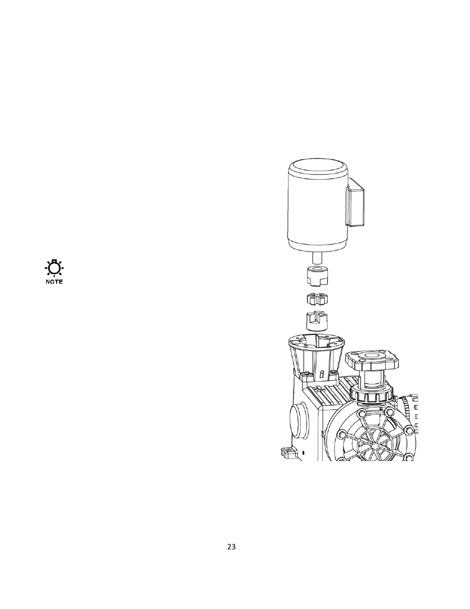 6 motor removal & reinstallation | Pulsafeeder Pulsa GLM DM7 User Manual | Page 23 / 33