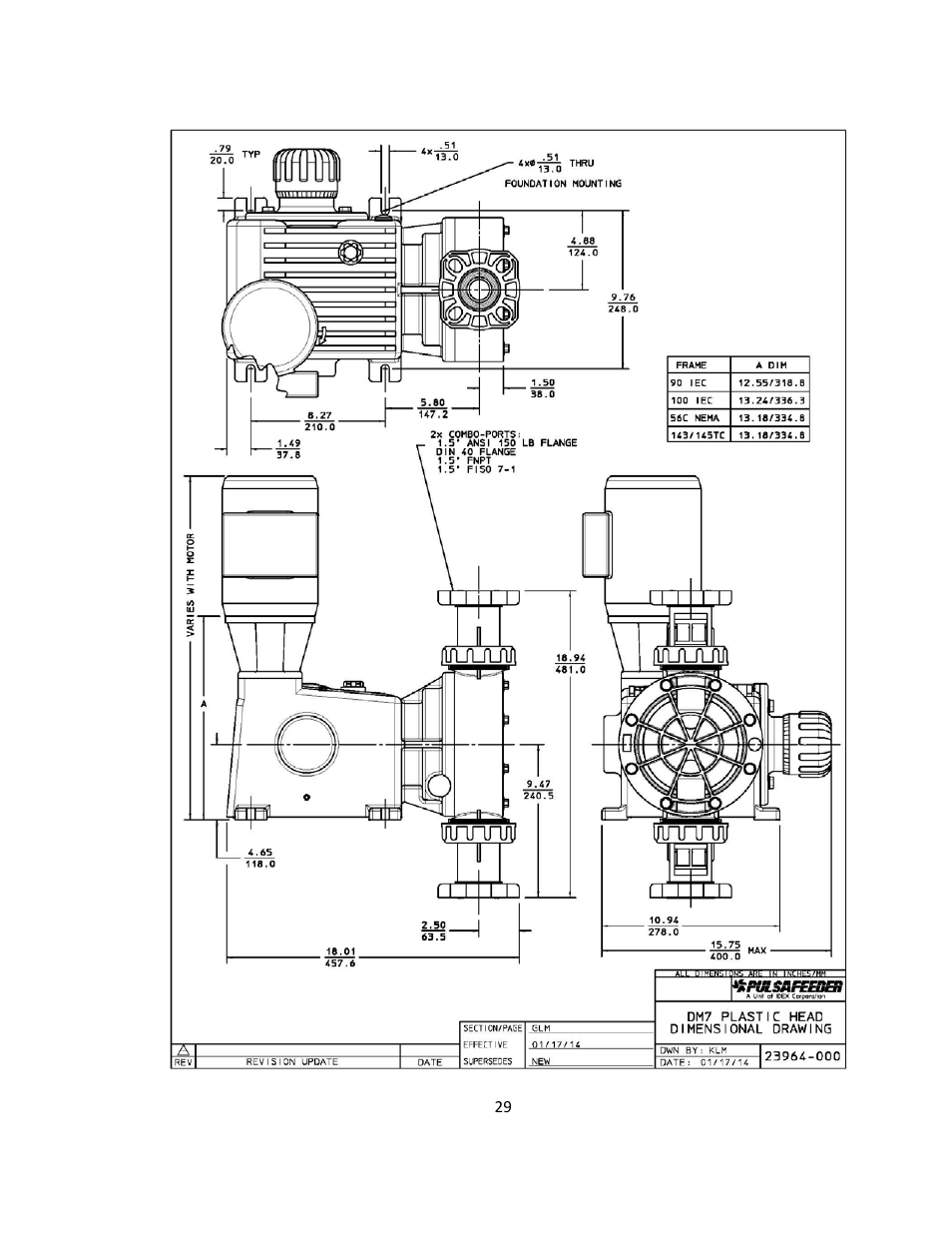 Pulsafeeder Pulsa GLM DM7 User Manual | Page 29 / 33
