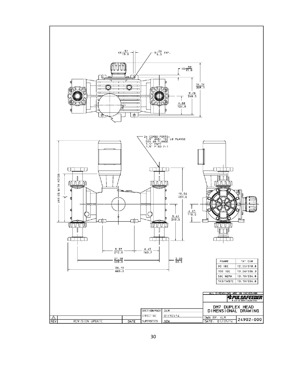 Pulsafeeder Pulsa GLM DM7 User Manual | Page 30 / 33