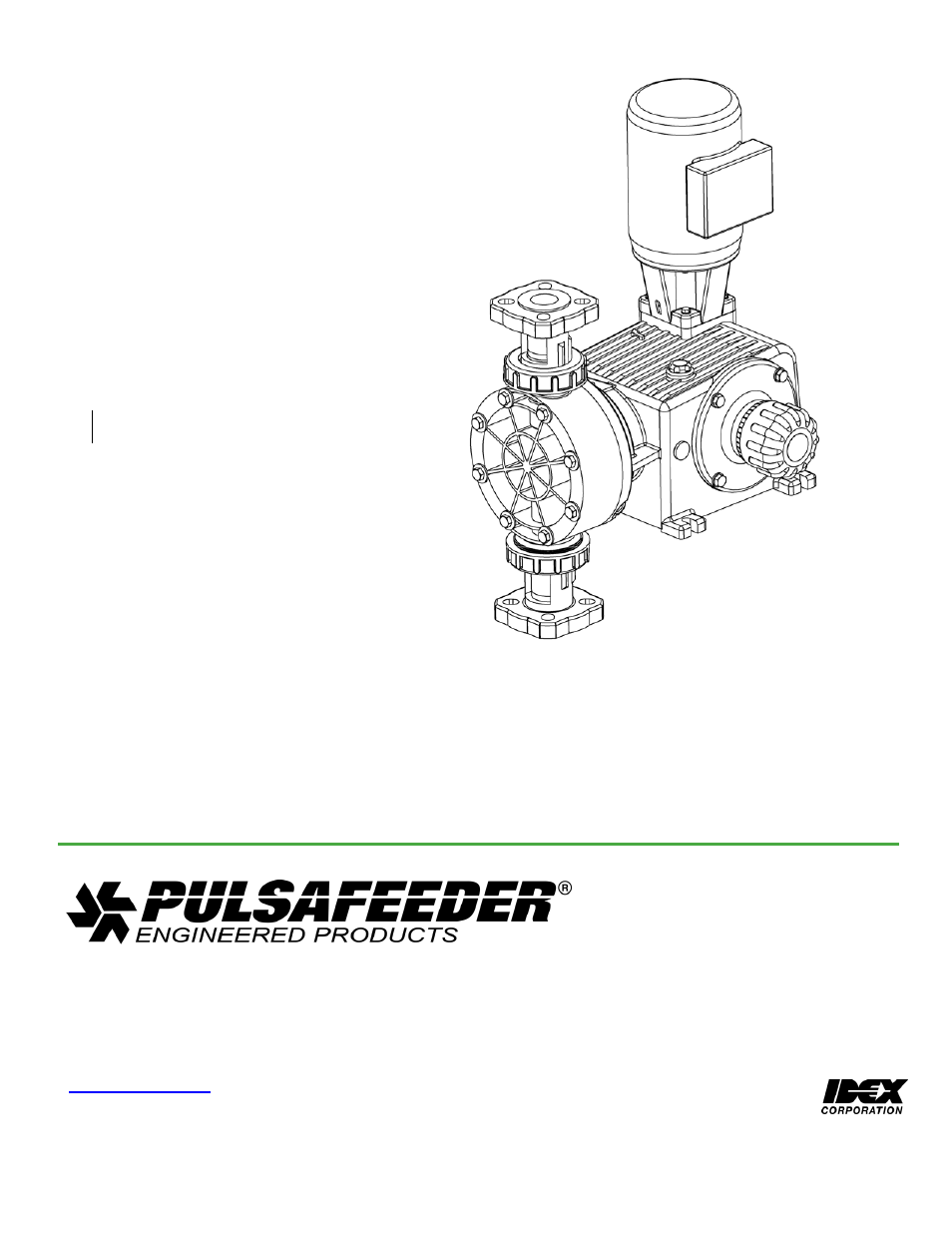 Pulsa glm, Mechanical diaphragm metering pump | Pulsafeeder Pulsa GLM DM7 User Manual | Page 33 / 33