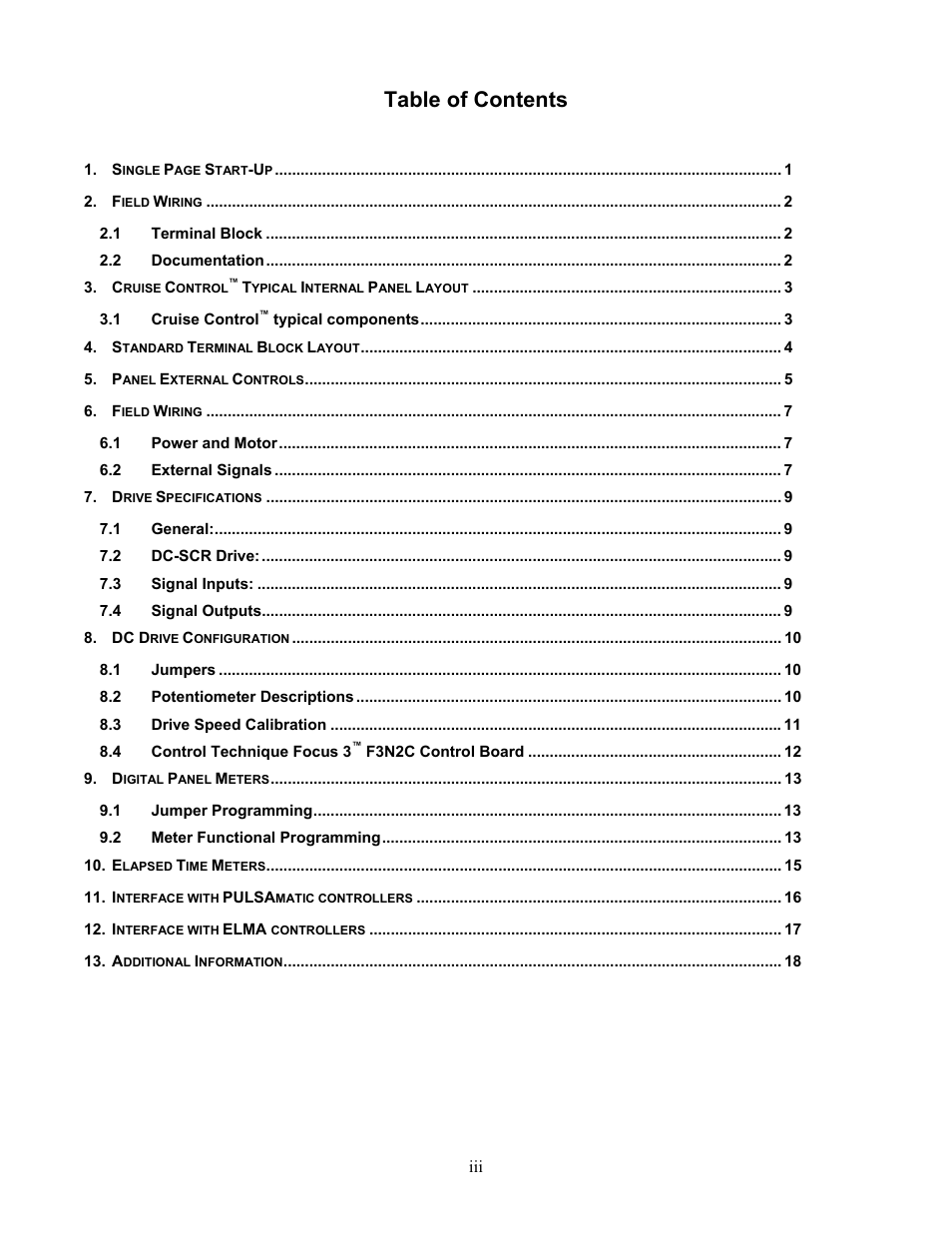 Pulsafeeder Pulsa Series Cruise Control User Manual | Page 3 / 24