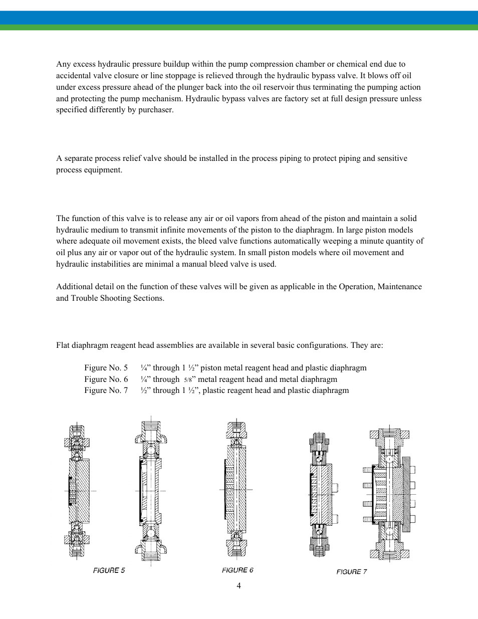 5 hydraulic bypass valve, 6 pressure relief valve, 7 bleeder valve | 8 reagent head assemblies | Pulsafeeder Pulsa Series 680 EN User Manual | Page 7 / 26