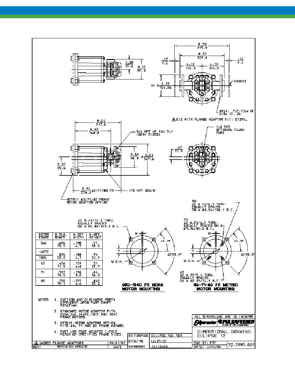 3 eclipse standard/eclipse hypo 12 | Pulsafeeder Eclipse Model 75 User Manual | Page 112 / 140