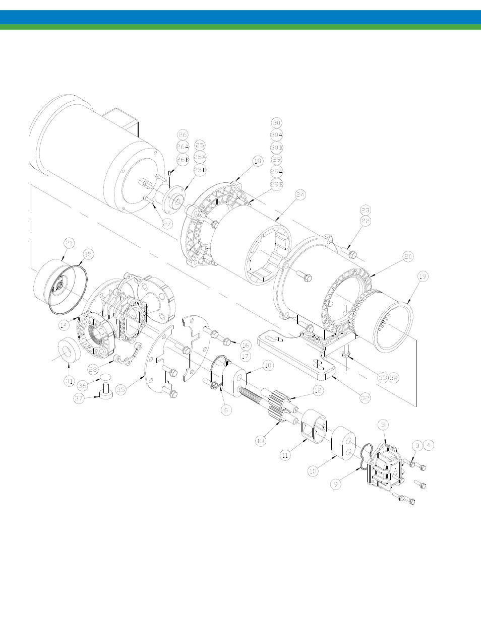 Parts diagram and list, eclipse standard 125 | Pulsafeeder Eclipse Model 75 User Manual | Page 80 / 140