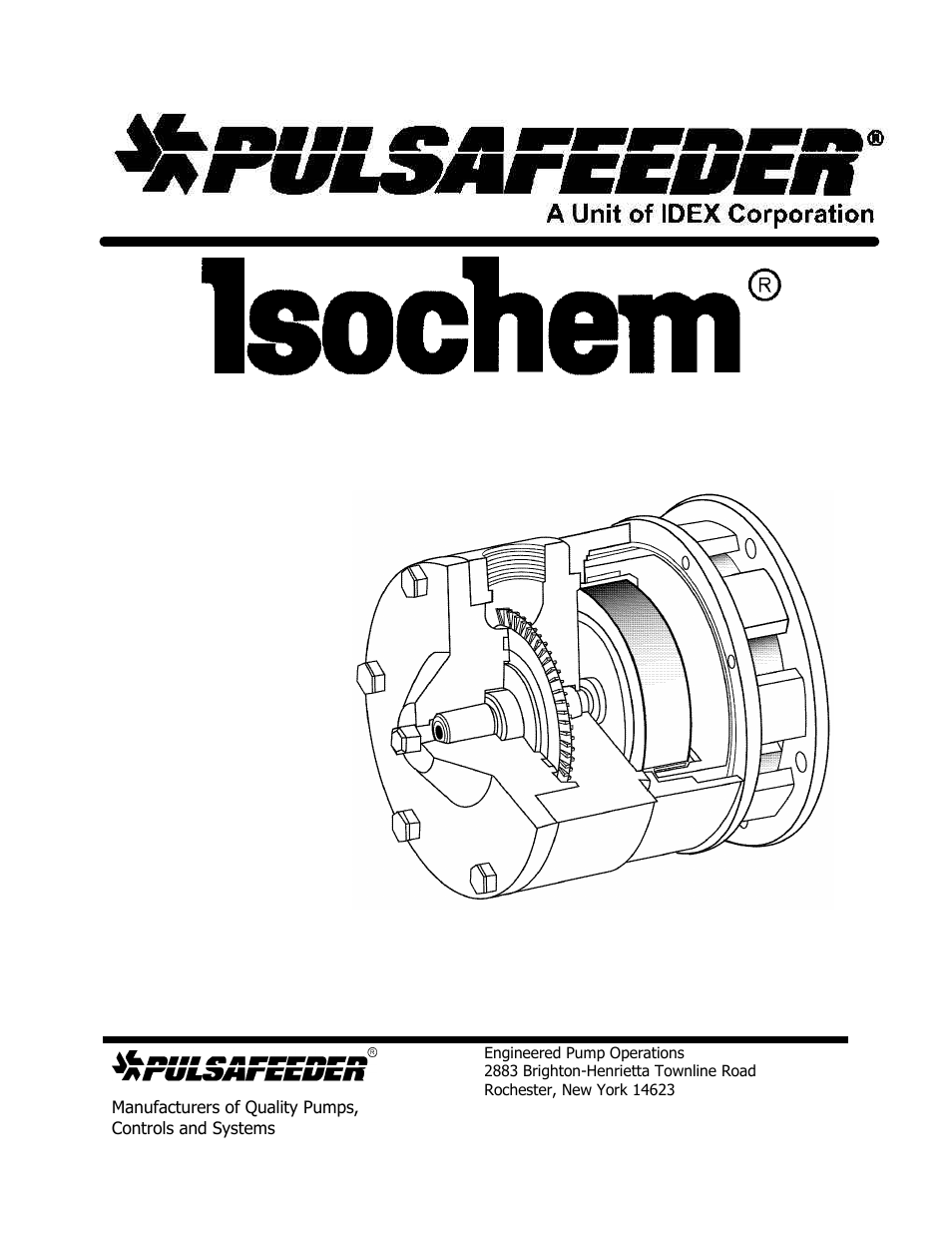 Pulsafeeder Isochem RGT IOM User Manual | 44 pages