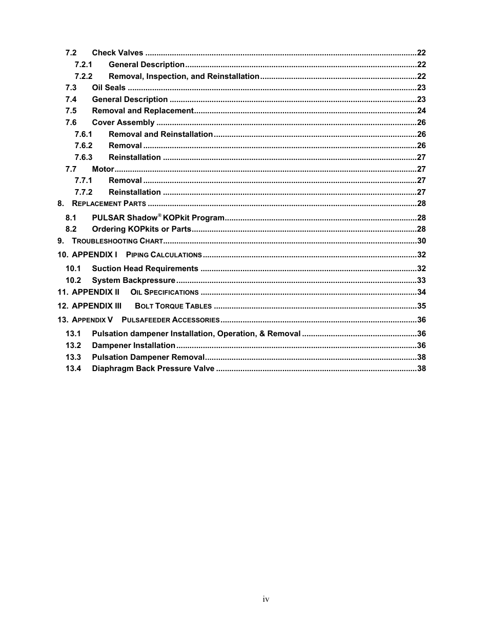 Pulsafeeder Pulsar Shadow User Manual | Page 5 / 48