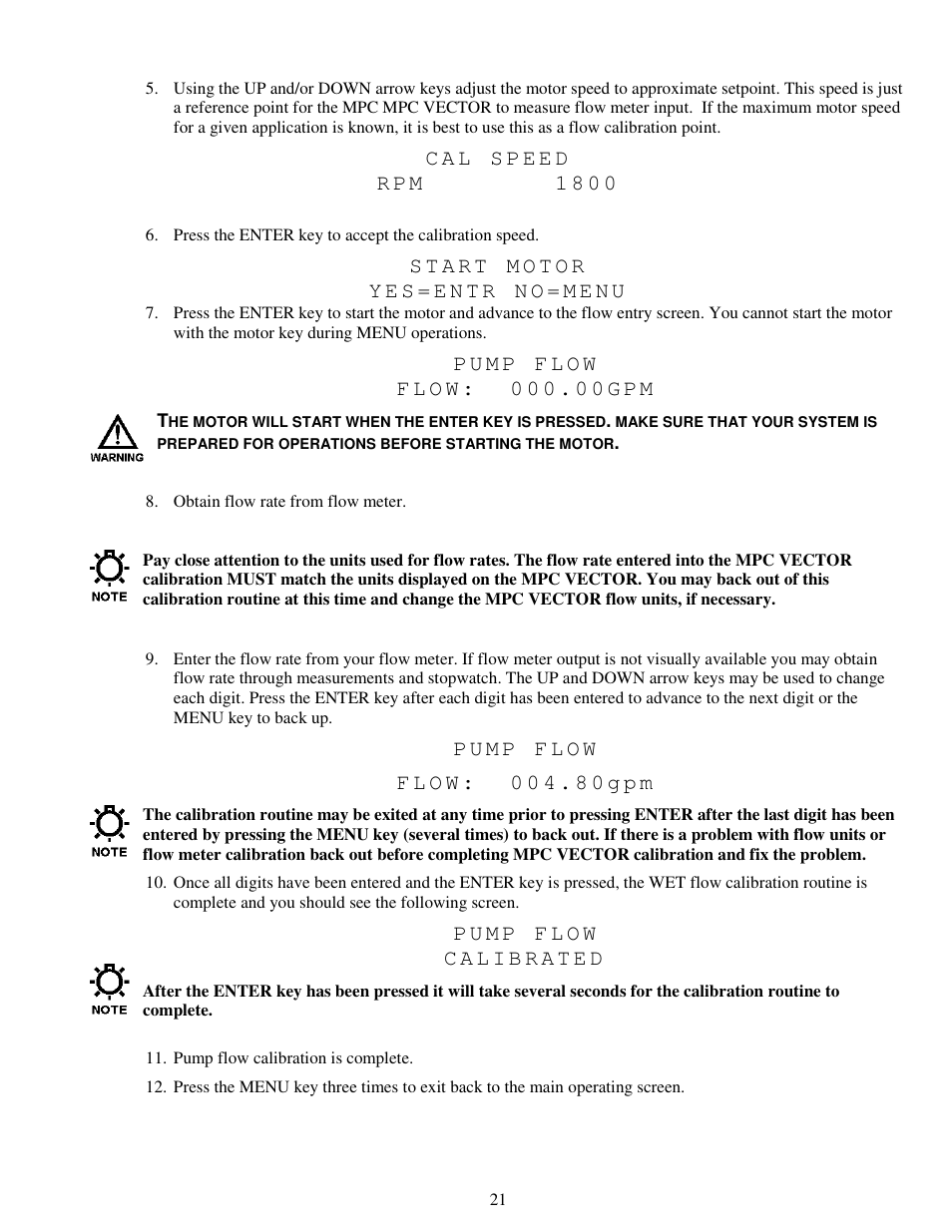 Pulsafeeder MPC Vector User Manual | Page 27 / 70