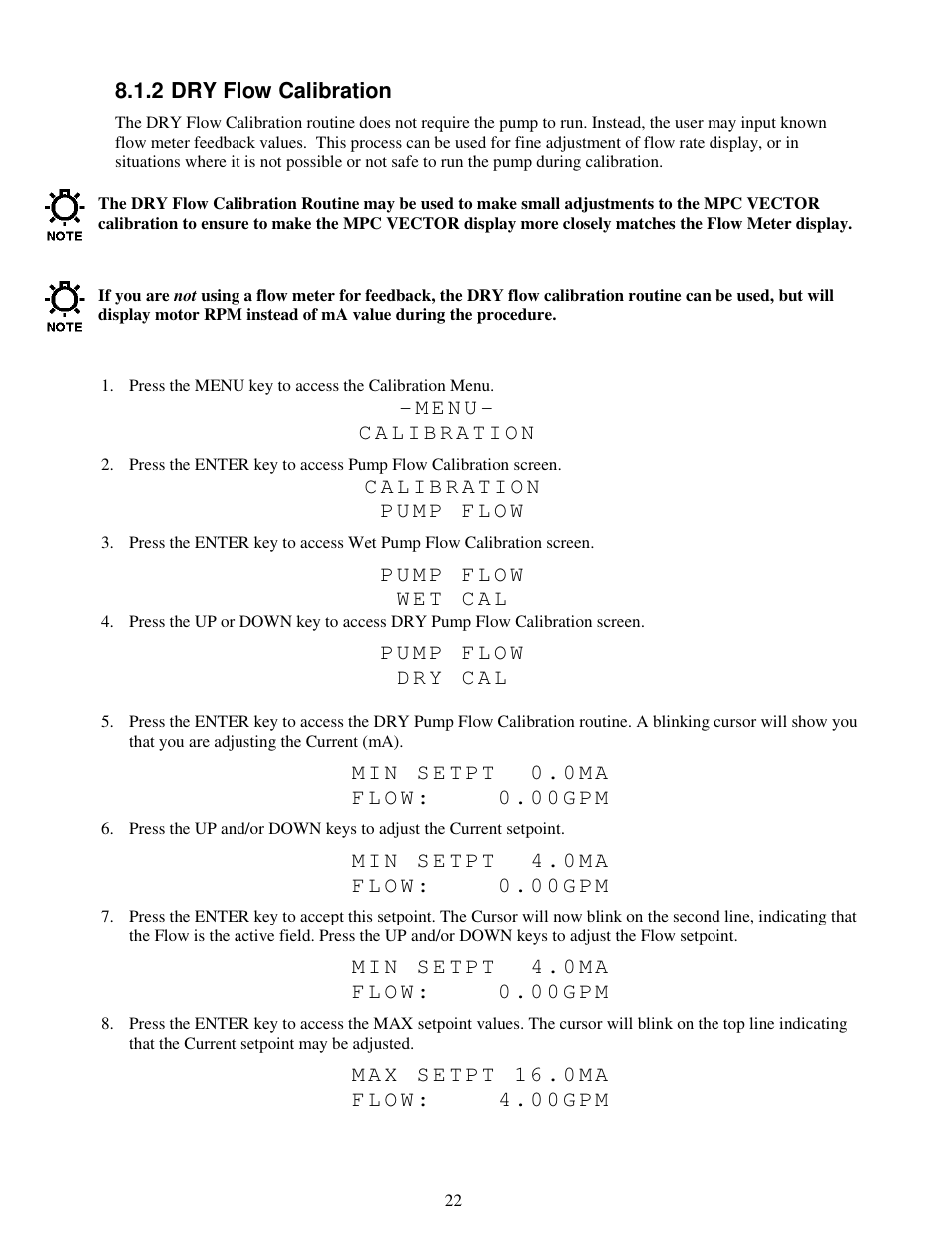 Pulsafeeder MPC Vector User Manual | Page 28 / 70