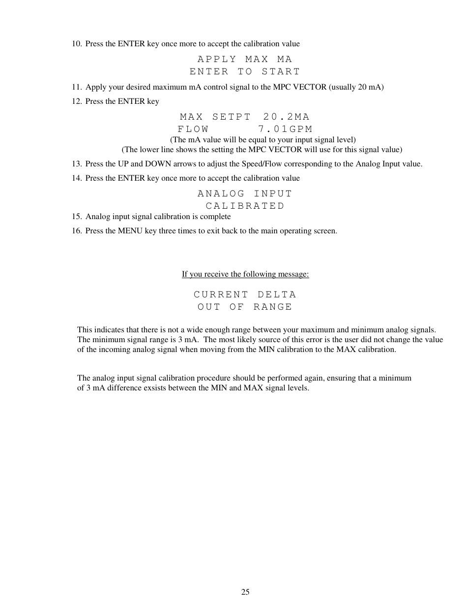 Pulsafeeder MPC Vector User Manual | Page 31 / 70