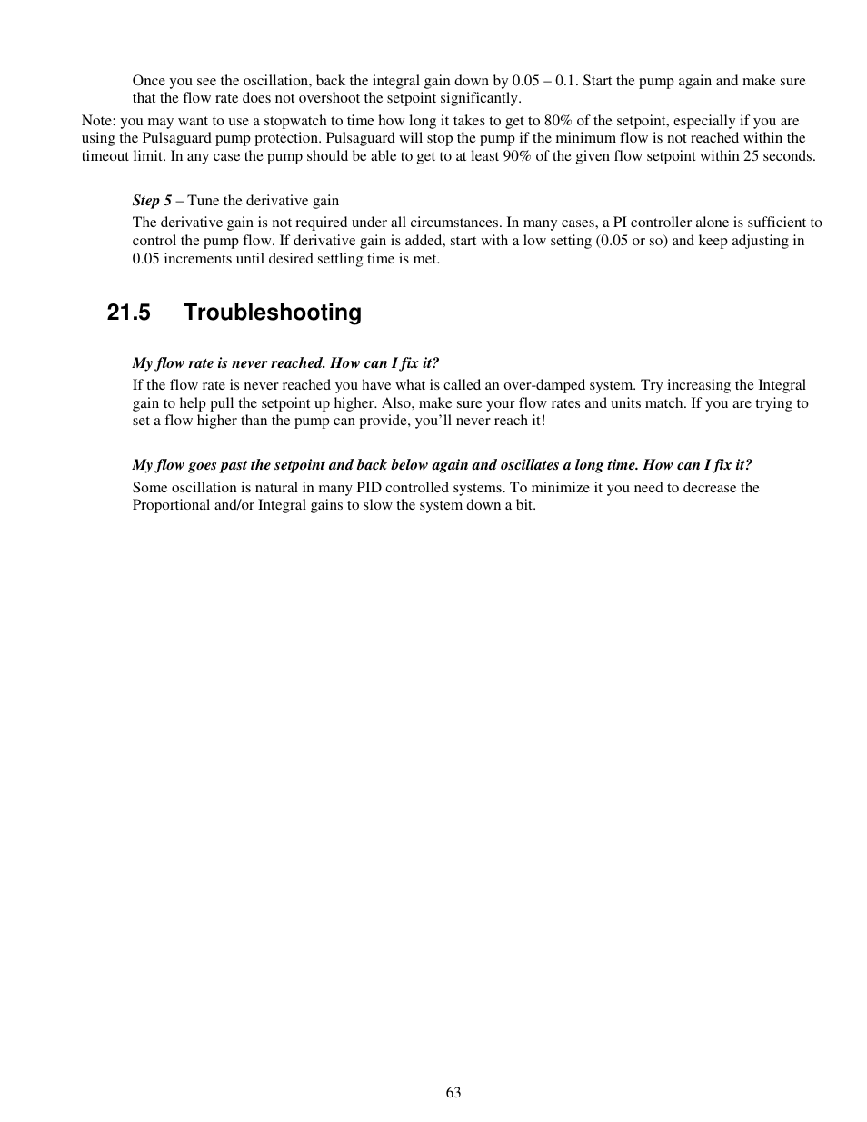 5 troubleshooting | Pulsafeeder MPC Vector User Manual | Page 69 / 70