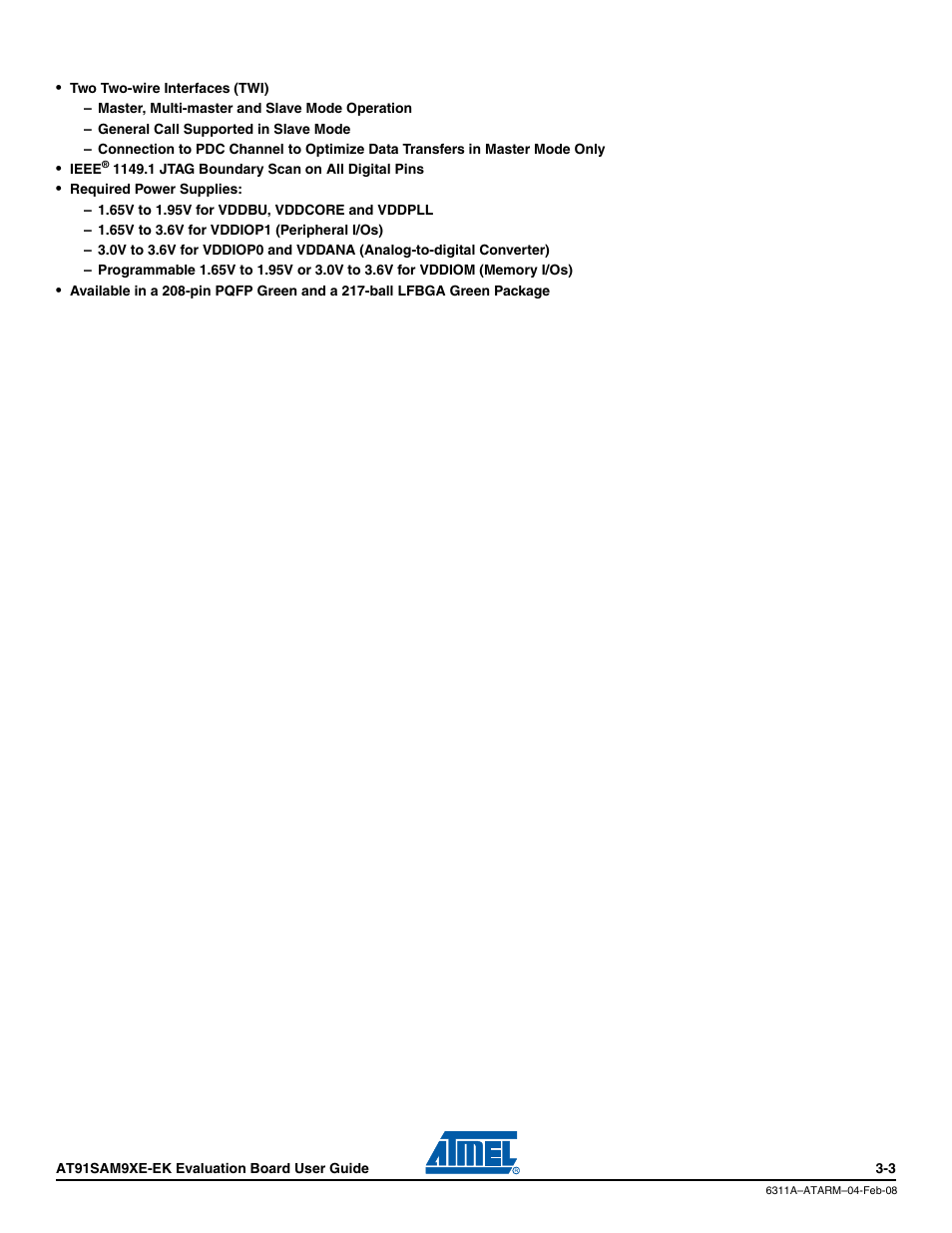 Atmel Evaluation Board AT91SAM9XE-EK User Manual | Page 13 / 34