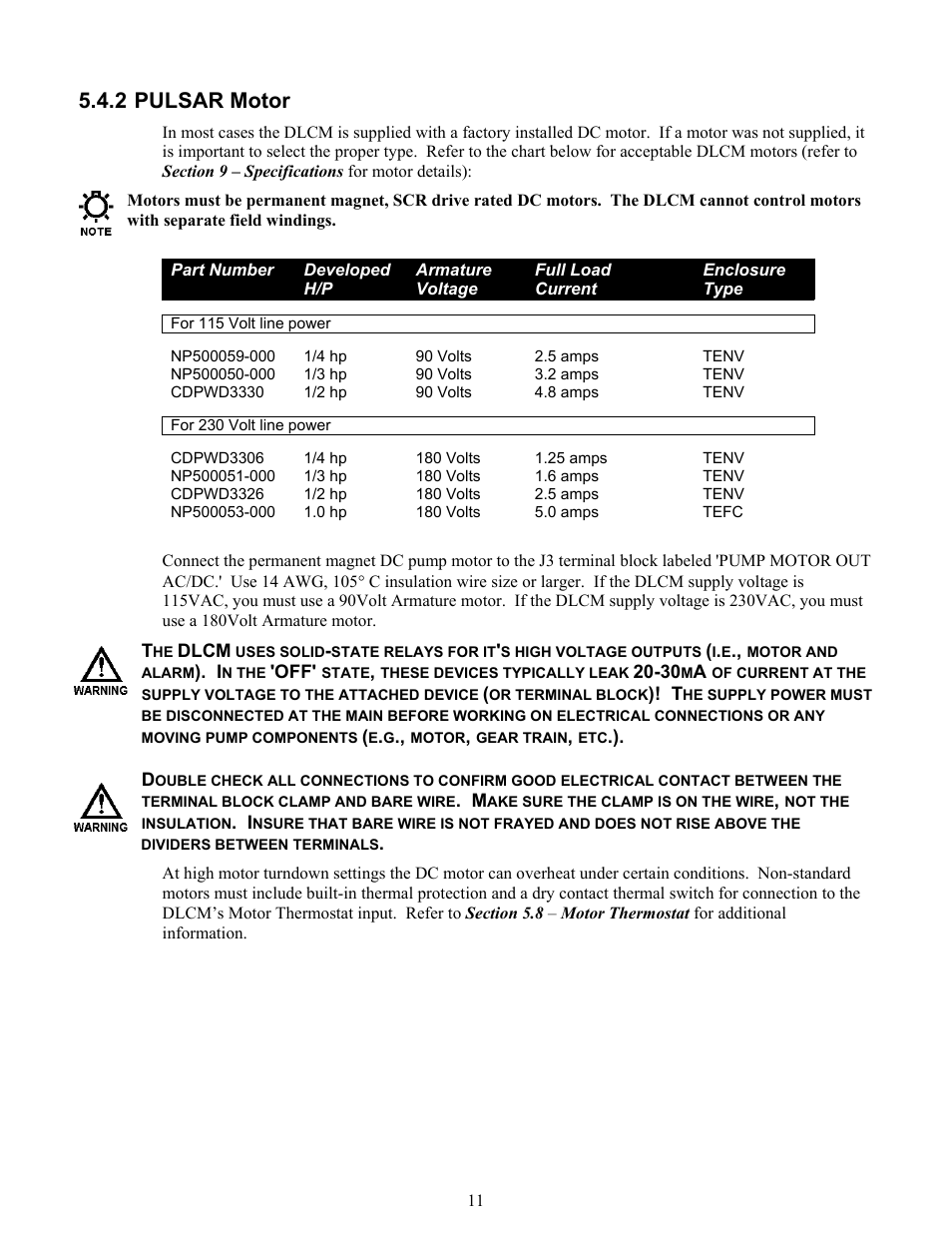 Pulsar motor, 2 pulsar motor | Pulsafeeder Pulsar DLCM User Manual | Page 17 / 135