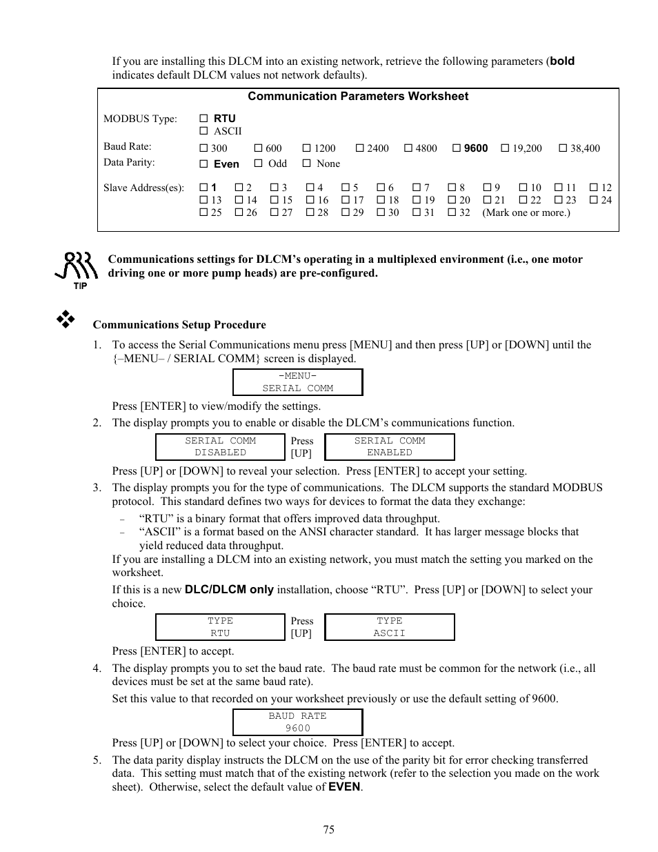 Pulsafeeder Pulsar DLCM User Manual | Page 81 / 135