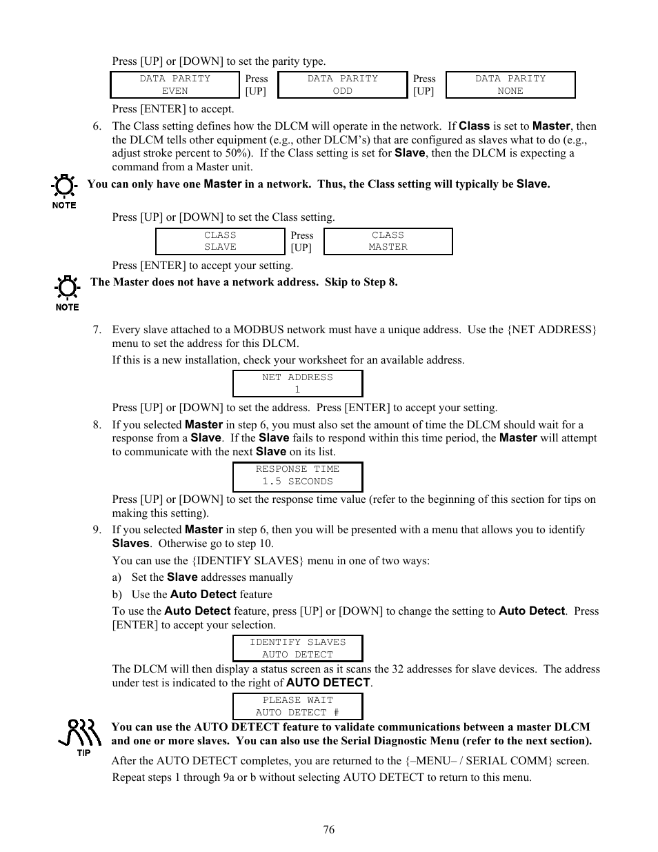 Serial diagnostics | Pulsafeeder Pulsar DLCM User Manual | Page 82 / 135