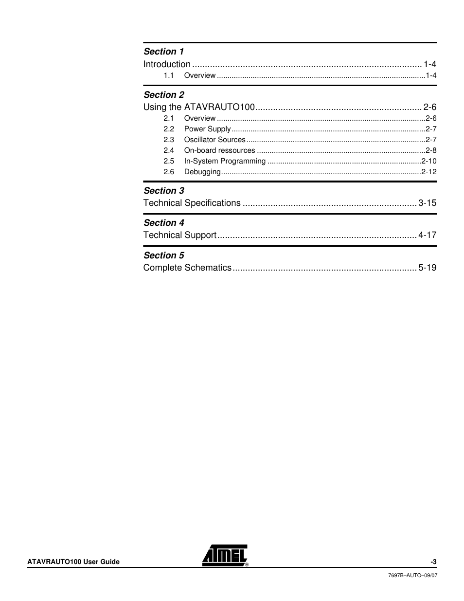 Atmel ATAVRAUTO100 User Manual | Page 2 / 19