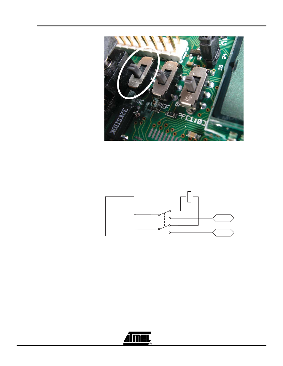 6 tosc switch, Tosc switch -10 | Atmel STK502 User Manual | Page 16 / 33