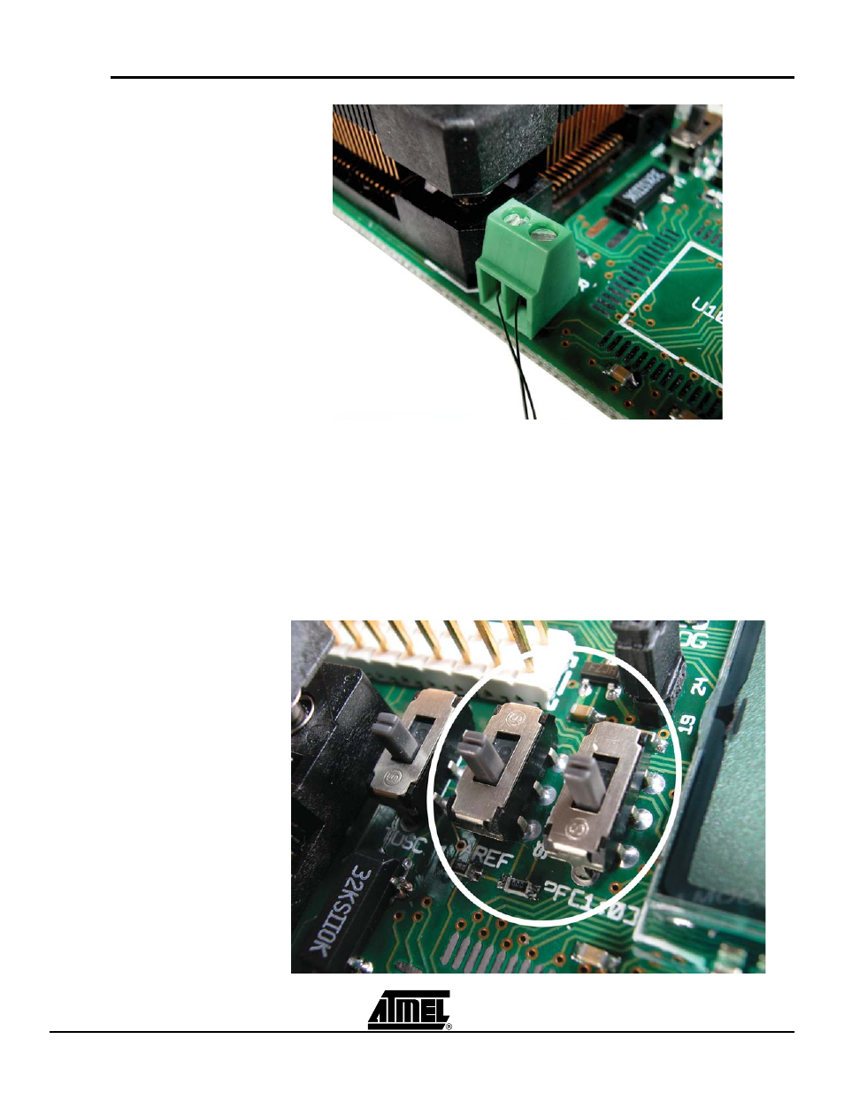 7 sensor, 1 sensor switches, Sensor -11 | Sensor switches -11 | Atmel STK502 User Manual | Page 17 / 33