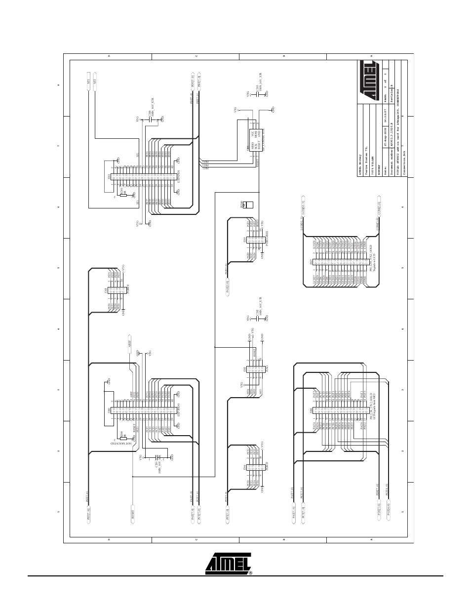 Figure 6-2. schematics, 2 of 3 | Atmel STK502 User Manual | Page 29 / 33