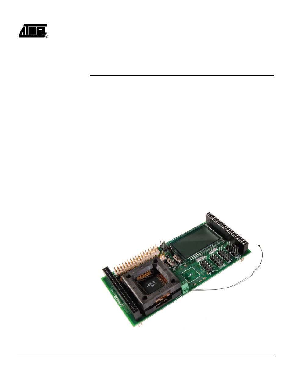 Introduction, Section 1 introduction -1 | Atmel STK502 User Manual | Page 5 / 33