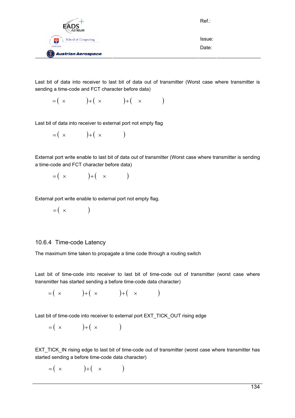Spw-10x spacewire router | Atmel SpaceWire Router SpW-10X User Manual | Page 134 / 155