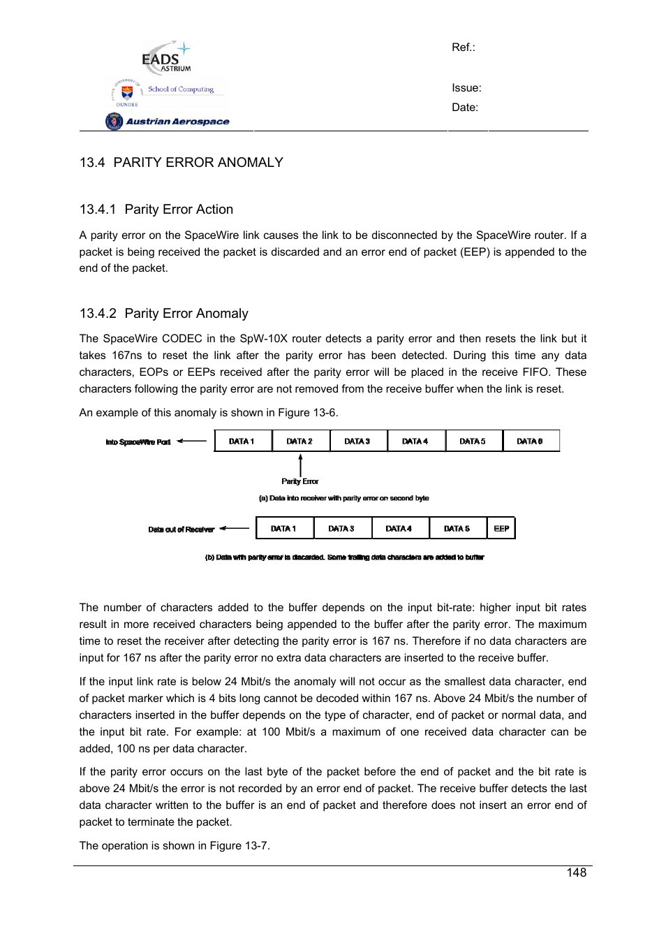 Spw-10x spacewire router | Atmel SpaceWire Router SpW-10X User Manual | Page 148 / 155