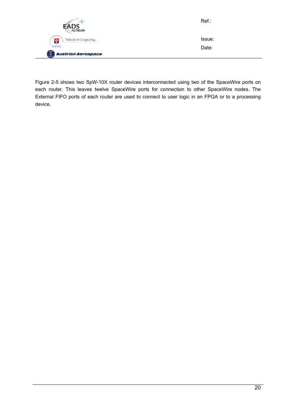 Spw-10x spacewire router | Atmel SpaceWire Router SpW-10X User Manual | Page 20 / 155